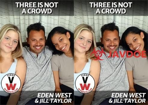 [VideoWonderland] And Eden West Three Is Not A Crowd (2023.Jill.Taylor)